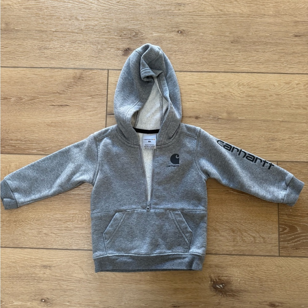 Carhartt Kids Gray Hoodie 18M